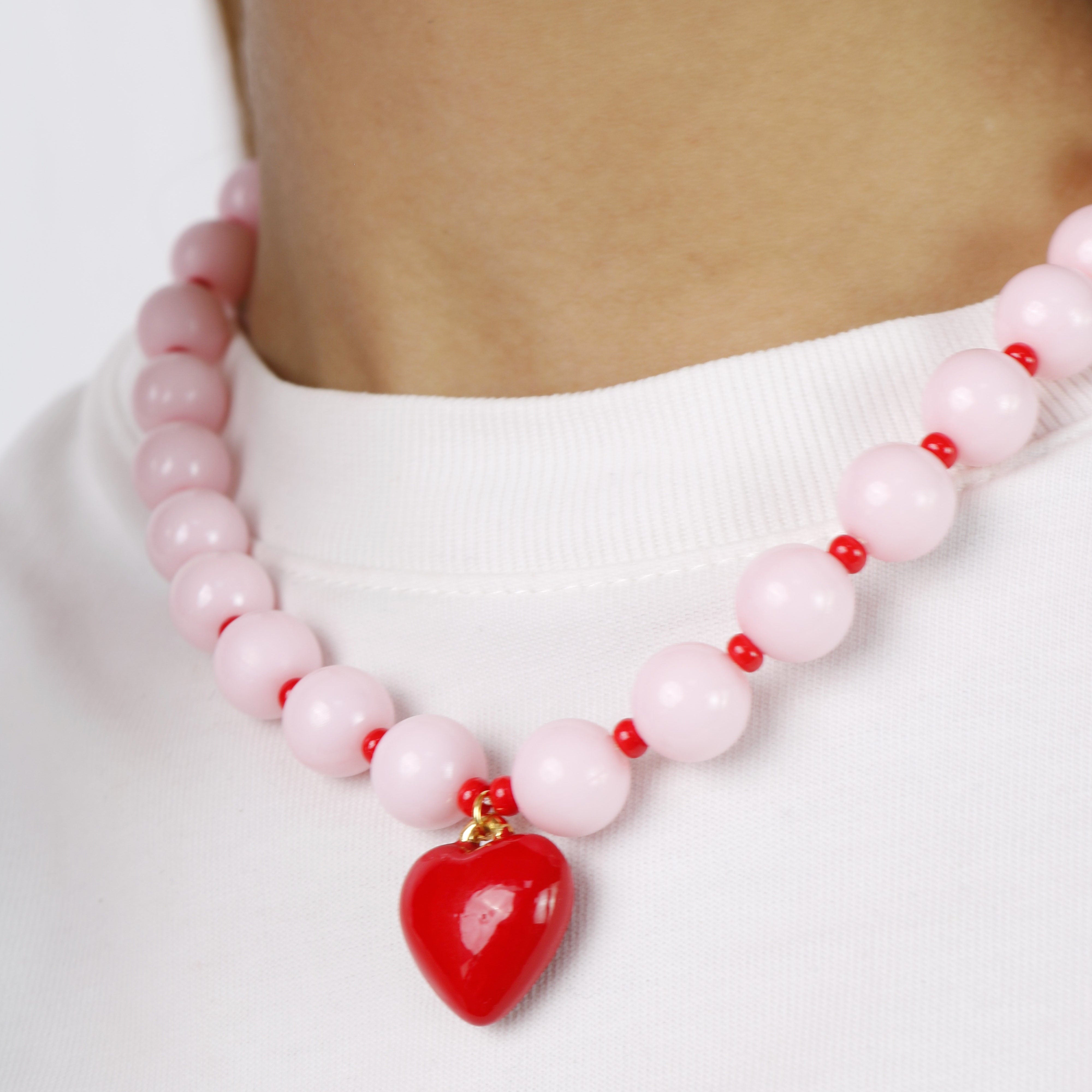 Collar Juanita Rosada