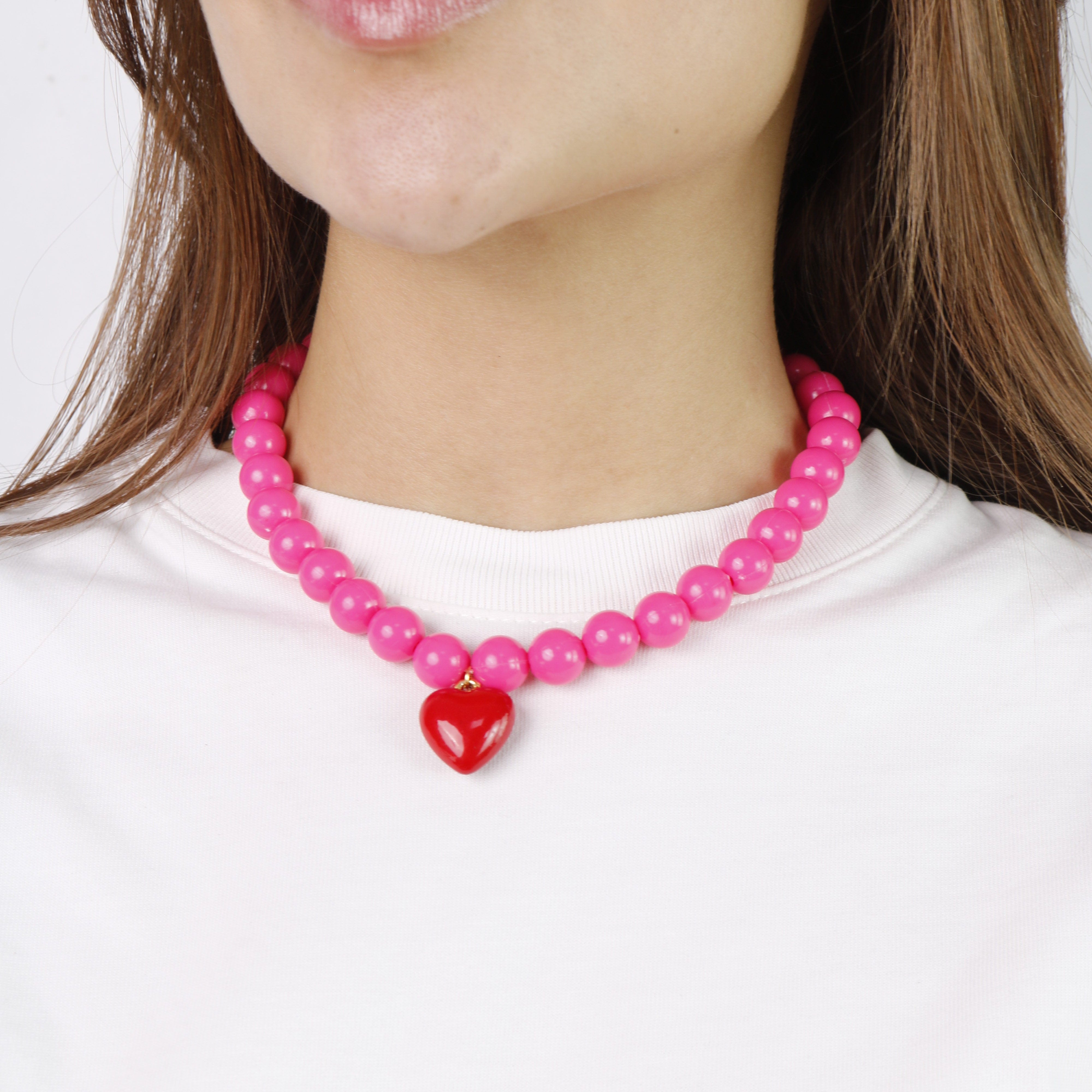 Collar Juanita Fucsia